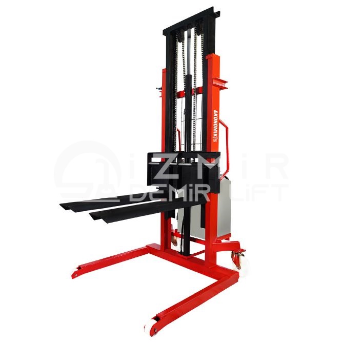 EKONOMİK LİFT YES1535 Yarı Elektrikli İstif Makinası (1.5 Ton 3.5 Mt)